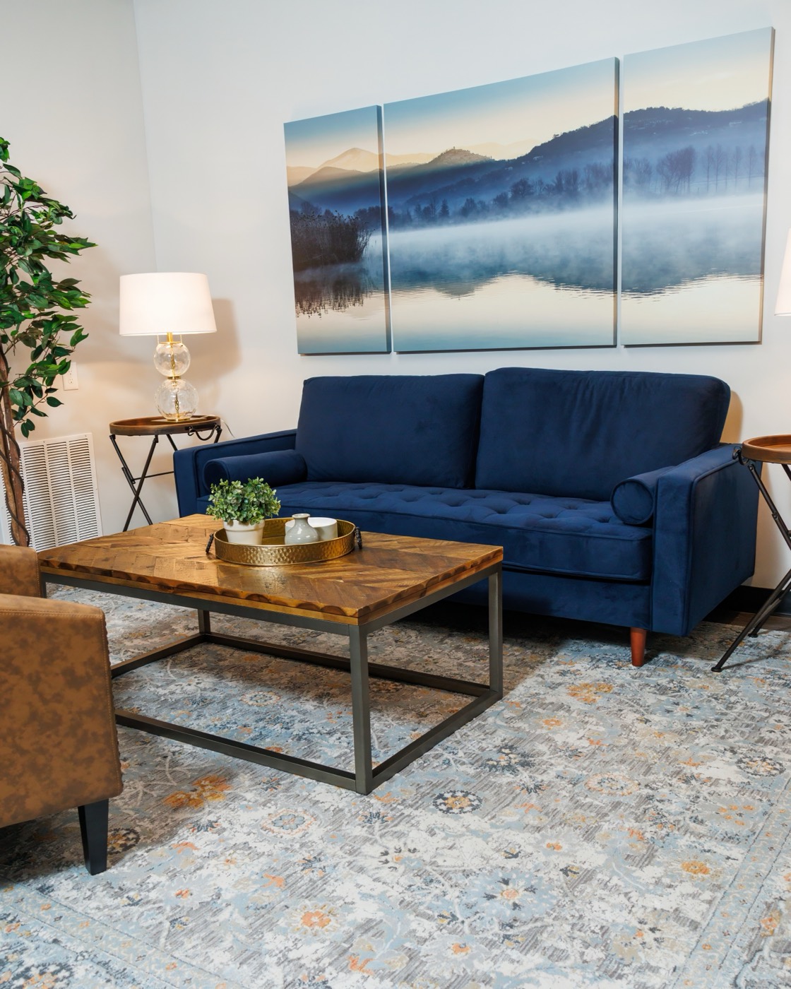 A quiet corner of the FINISH lounge
